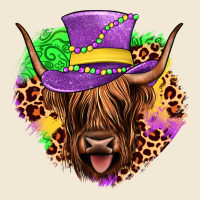 Highland Cow Mardi Gras Ladies Tee | Teevron