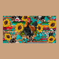 Western Coop Animals Rooster Sunflowers Cowhide Wooden Serape Glitter Vintage Tee | Teevron