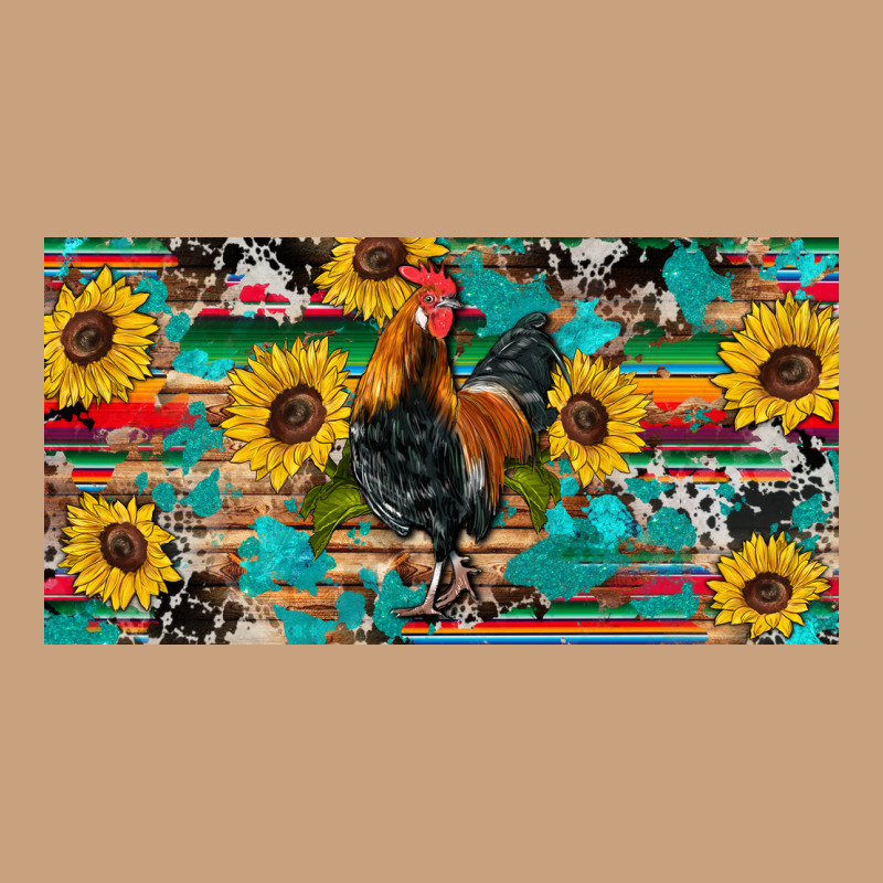 Western Coop Animals Rooster Sunflowers Cowhide Wooden Serape Glitter Vintage Tee by Artiststas | Teevron