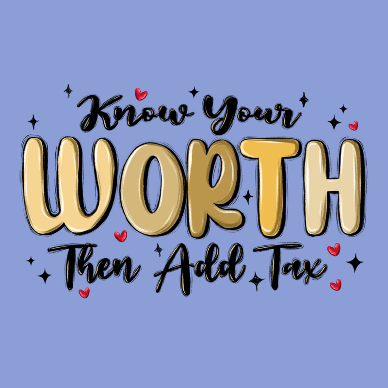 Know Your Worth Long Sleeve Tee by MaliasSmallBusiness | Teevron