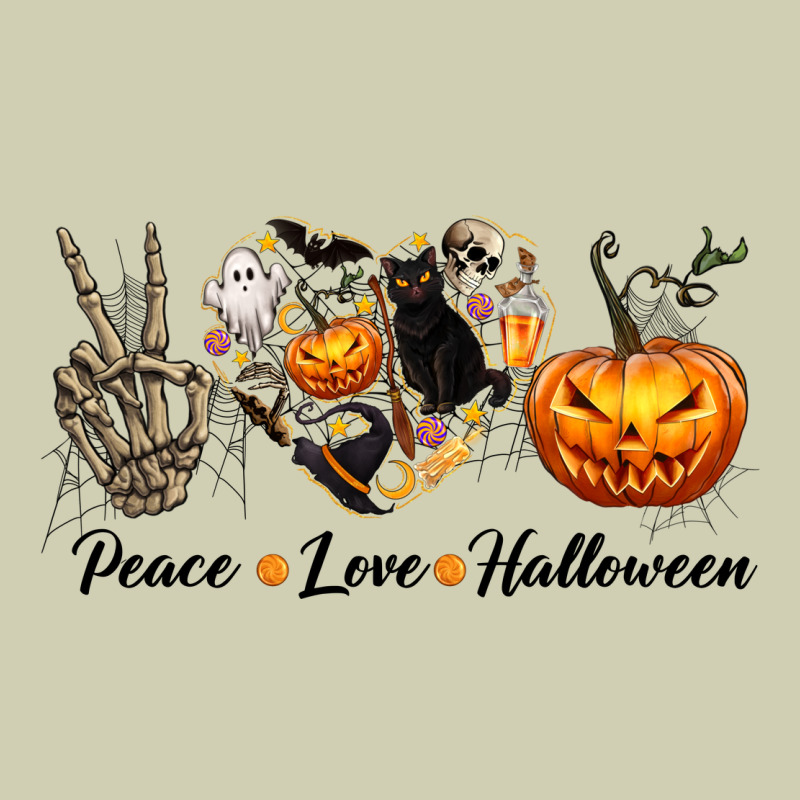Peace Love Halloween Heavy Core Tee by texasbilliewilder | Teevron