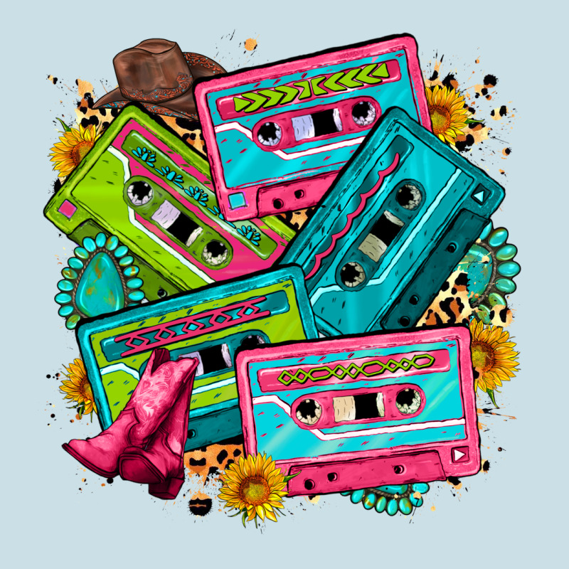90's Country Cassette Tapes Ladies Tee by Zillion Design Studio | Teevron