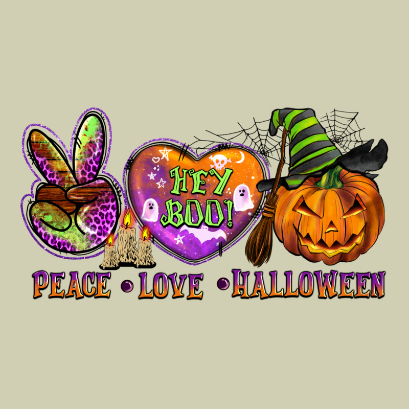 Peace Love Halloween Heavy Core Tee by BarkalooDesign | Teevron