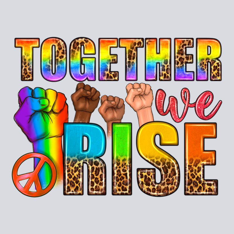 Western Lgbtq+ Together We Rise Zipper Hoodie by BundleAndBundleShop | Teevron