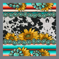 Sunflower Cowhide Serape Coaster Heavyweight Sweatshirt | Teevron