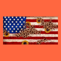 American Flag Leopard Sunflower Premium Hoodie | Teevron