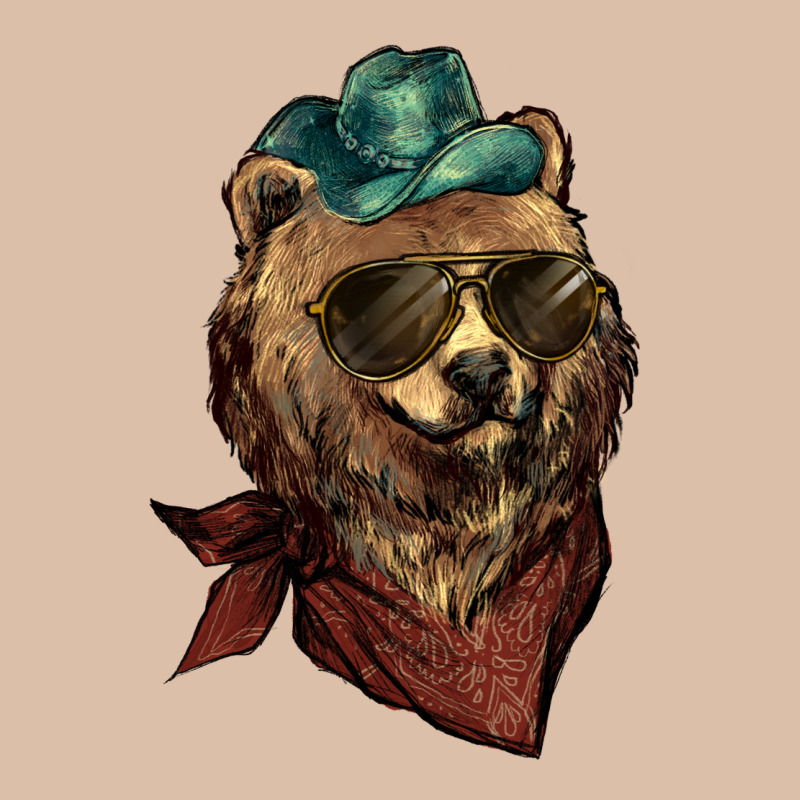 Bear Cowboy Urban Heavy Tee by NancyCooperArtShop | Teevron