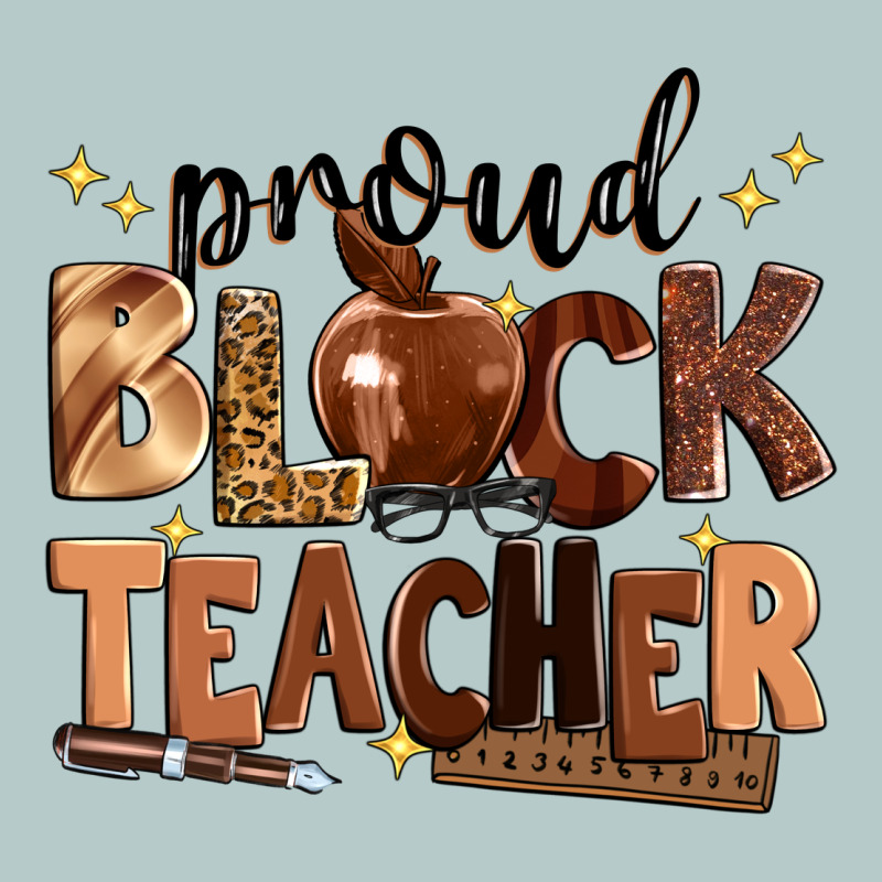 Proud Black Teacher Heavy Core Tee by Zillion Design Studio | Teevron