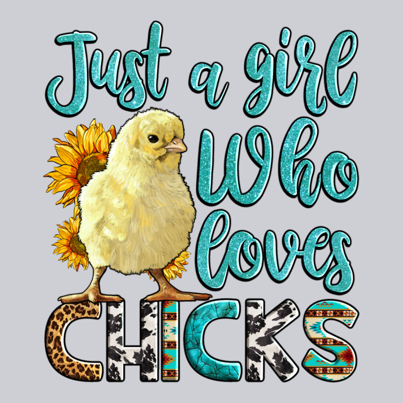Western Just A Girl Who Loves Chicks Heavyweight Sweatshirt by LillyAllenDesigns | Teevron