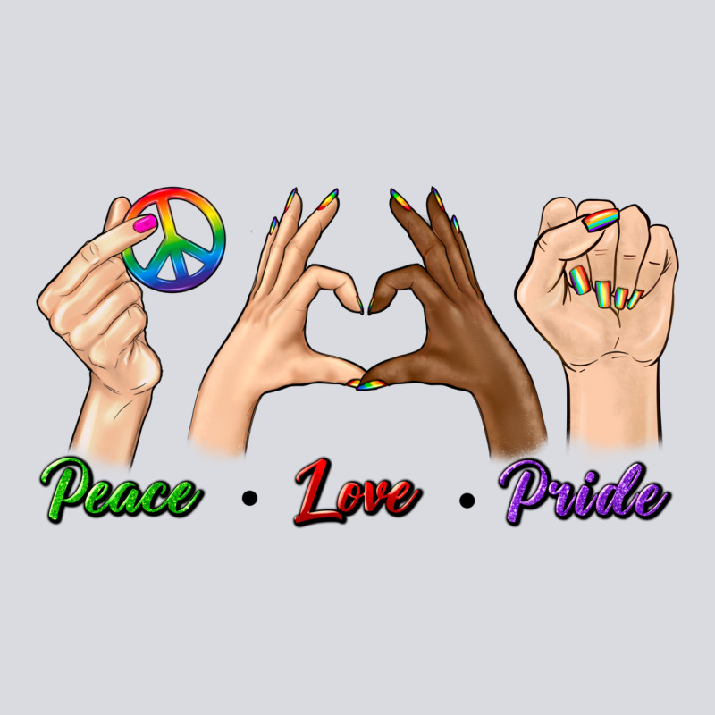 Peace Love Pride Zipper Hoodie by BundleAndBundleShop | Teevron