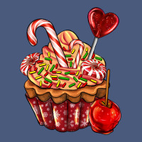 Christmas Candy Cupcake Vintage Hoodie | Teevron