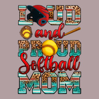 Loud And Proud Softball Mom Vintage Hoodie | Teevron