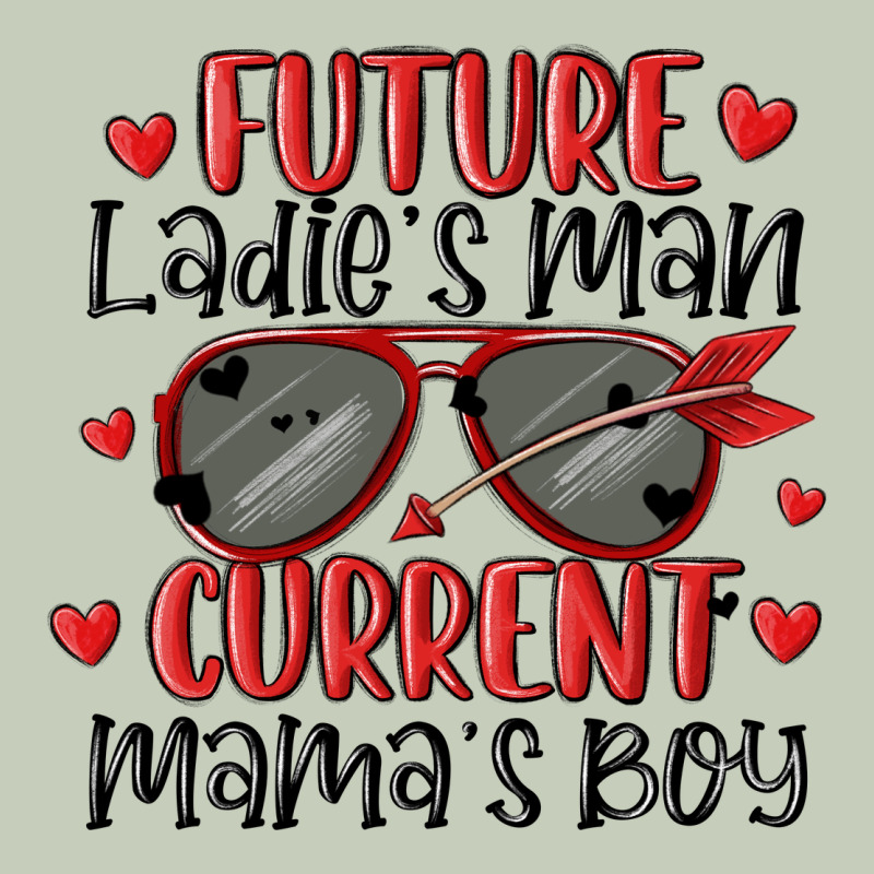 Future Ladies Man Current Mamas Boy Long Sleeve Tee by MaliasSmallBusiness | Teevron