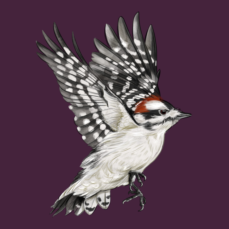 Flying Downy Woodpecker Classic Tee by LillyAllenDesigns | Teevron