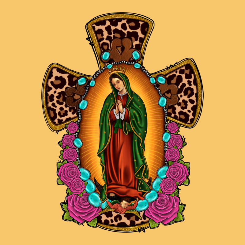 Our Lady Of Guadalupe Cross Vintage Hoodie by JahusDesignShop | Teevron