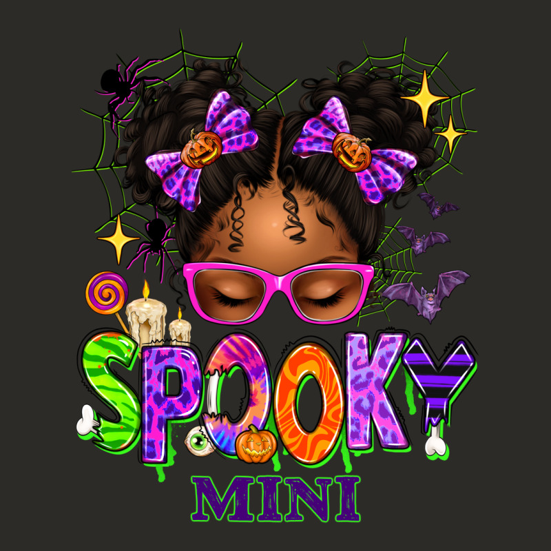 Spooky Mini Halloween Messy Bun Heavy Core Tee by texasbilliewilder | Teevron