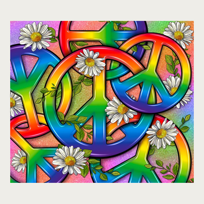 Pride Lgbtq+ Peace Tumbler Zipper Hoodie by BundleAndBundleShop | Teevron