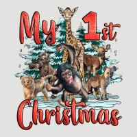 My First Christmas Baby Safari Animals Classic Tee | Teevron