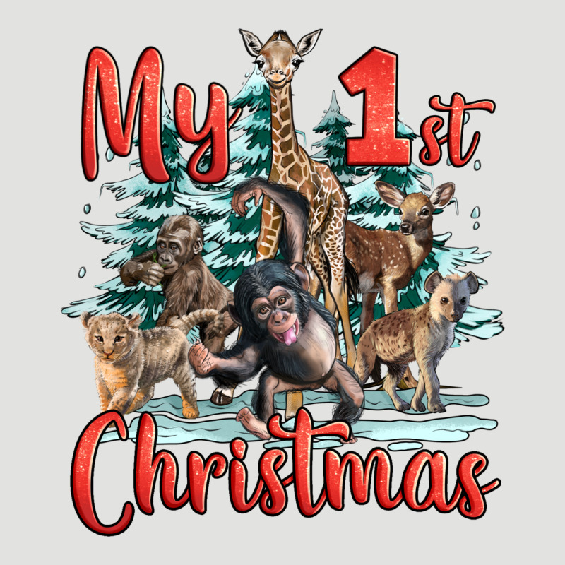 My First Christmas Baby Safari Animals Classic Tee by LillyAllenDesigns | Teevron