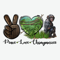 Peace Love Chimpanzee Urban Heavy Tee | Teevron