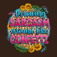 Throwing Sarcasm Around Like Confetti Heavy Core Tee | Teevron