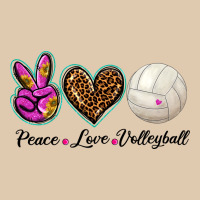 Peace Love Volleyball Heavyweight Sweatshirt | Teevron