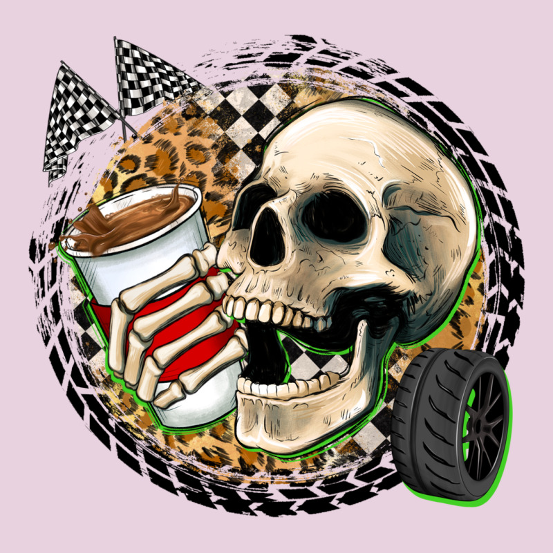 Race Skull Ladies Tee by Zillion Design Studio | Teevron