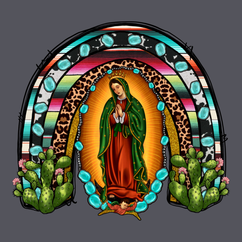 Our Lady Of Guadalupe Rainbow Vintage Hoodie by JahusDesignShop | Teevron