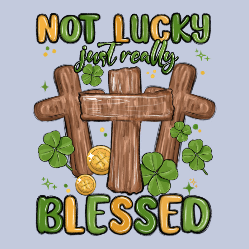 Not Lucky Just Really Blessed Malia Long Sleeve Tee by MaliasSmallBusiness | Teevron