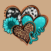 Love Turquoise Hearts Vintage Hoodie | Teevron