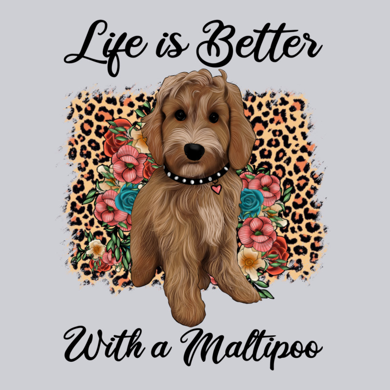 Life Is Better With A Maltipoo Heavyweight Sweatshirt by BarkalooDesign | Teevron