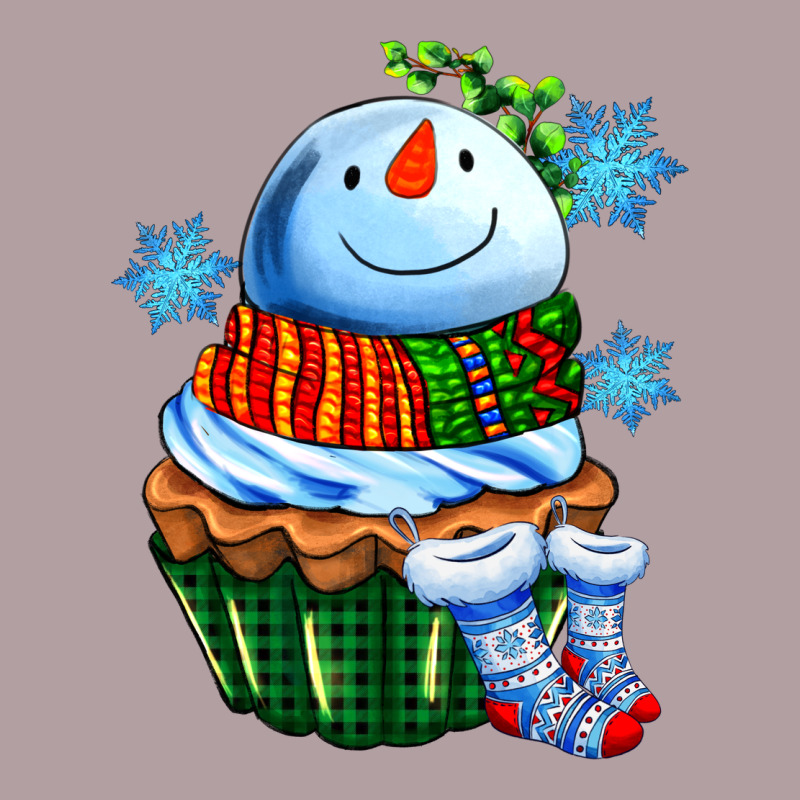 Snowman Cupcake Vintage Hoodie by AdoDesignShop | Teevron
