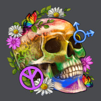 Pride Skull And Transgender Symbol With Peace Zipper Hoodie | Teevron