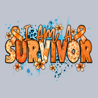 I Am A Survivor Orange Ribbon Kidney Cancer Premium Hoodie | Teevron