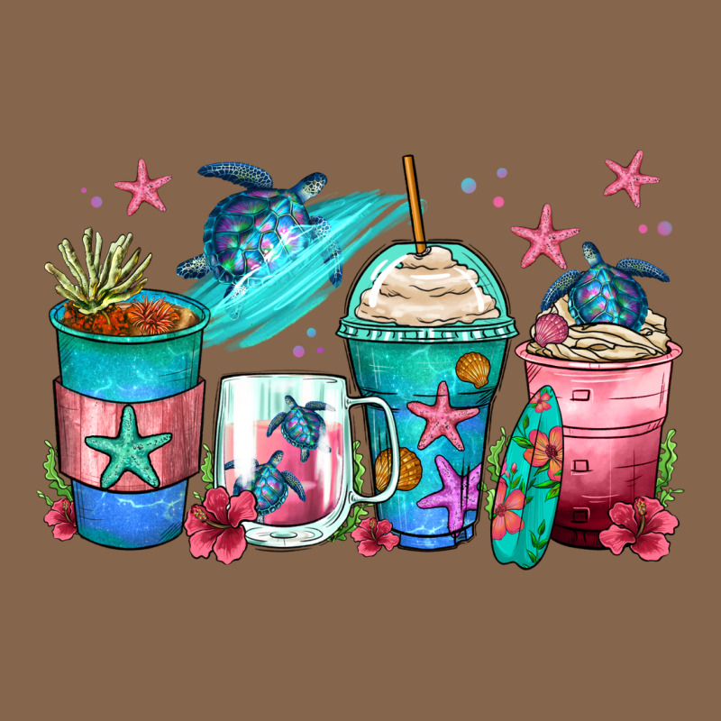 Turtle Coffee Cups Premium Tee by Zillion Design Studio | Teevron