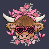Cow With Flowers And Butterflies Long Sleeve Tee | Teevron