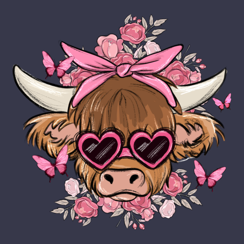 Cow With Flowers And Butterflies Long Sleeve Tee by MaliasSmallBusiness | Teevron