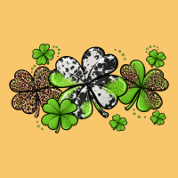 Western Cowhide Leopard Glitter Shamrocks Vintage Hoodie | Teevron