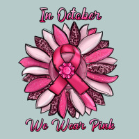 In October We Wear Pink Sunflower Heavy Core Tee | Teevron