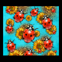 Western Sunflowers Ladybug Heavyweight Sweatshirt | Teevron