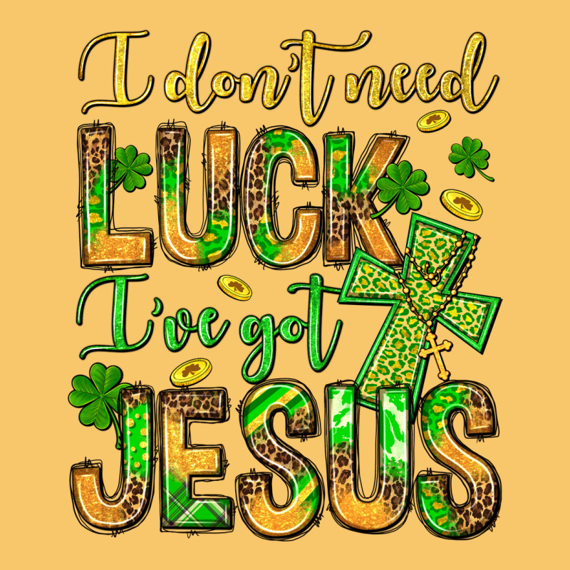 I Don't Need Luck I've Got Jesus Vintage Hoodie by Jasminsmagicworld | Teevron