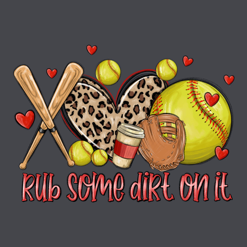 Rub Some Dirt On It Softball Long Sleeve Tee by MaliasSmallBusiness | Teevron