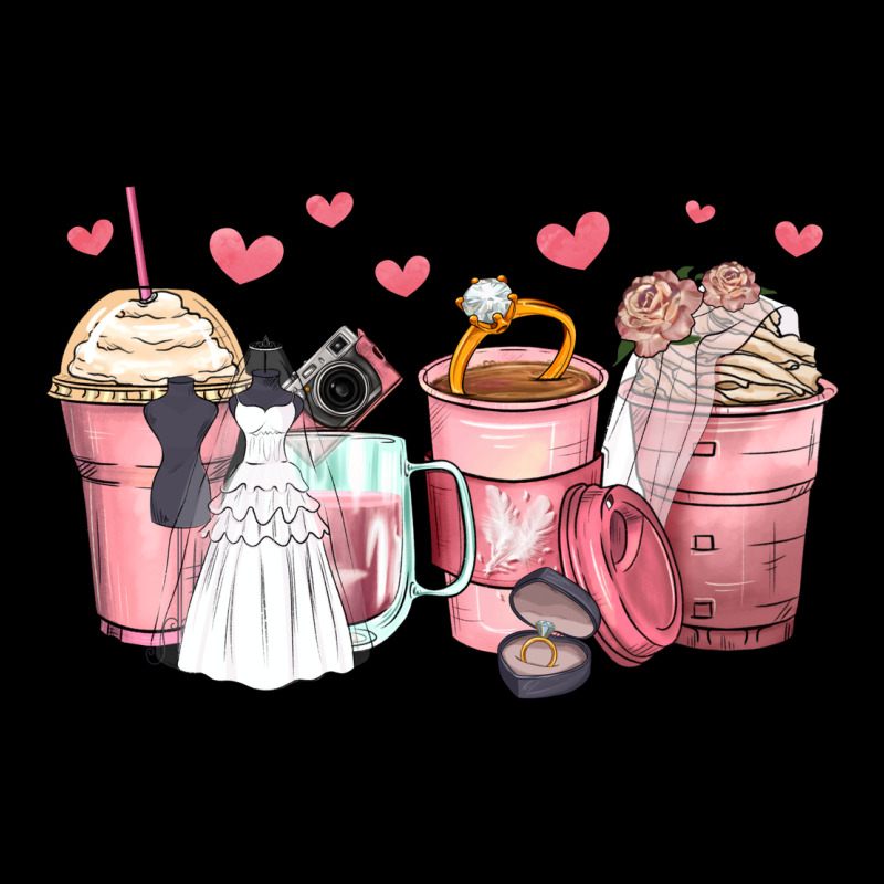 Wedding Bride Coffee Cups Premium Tee by Zillion Design Studio | Teevron
