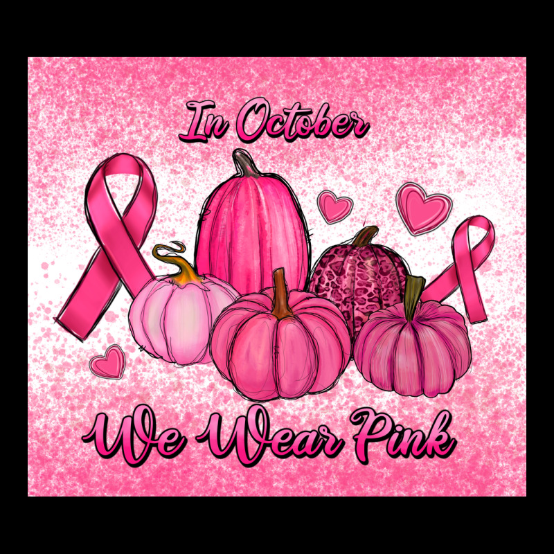 In October We Wear Pink Pumpkin Heavy Core Tee by RanaPortraitStore | Teevron
