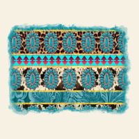 Turquoise Gemstone Background Vintage Tee | Teevron