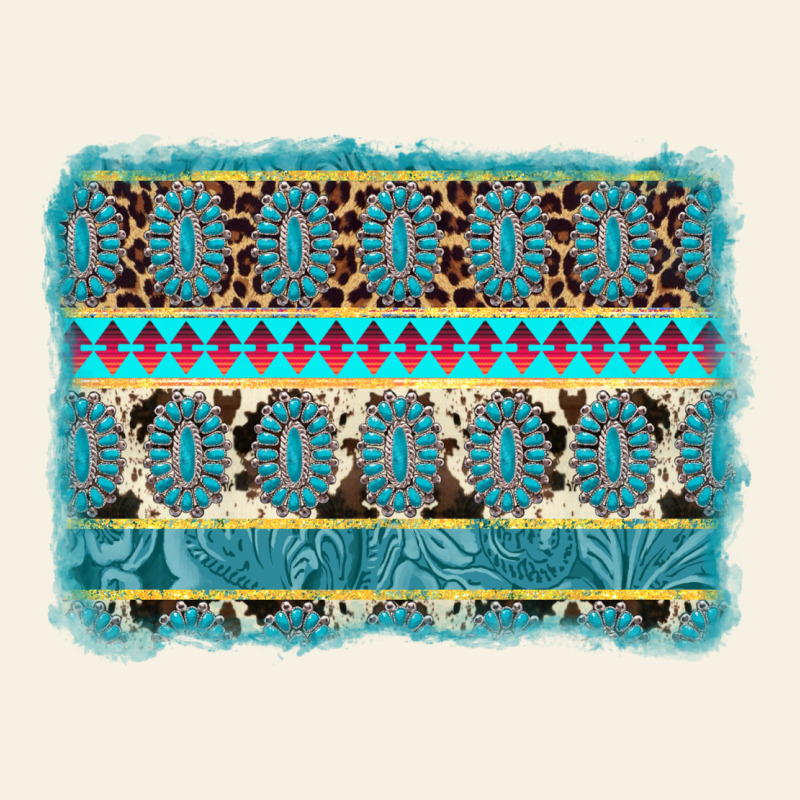 Turquoise Gemstone Background Vintage Tee by AdoDesignShop | Teevron