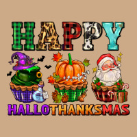 Happy Hallothanksmas With Cupcakes Vintage Hoodie | Teevron