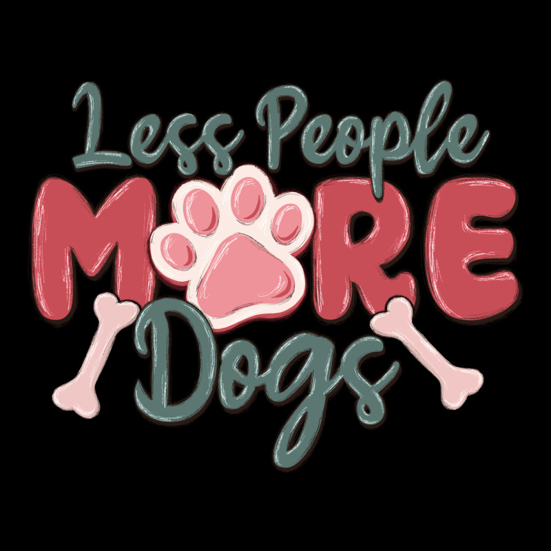 Less People More Dogs Long Sleeve Tee by MaliasSmallBusiness | Teevron
