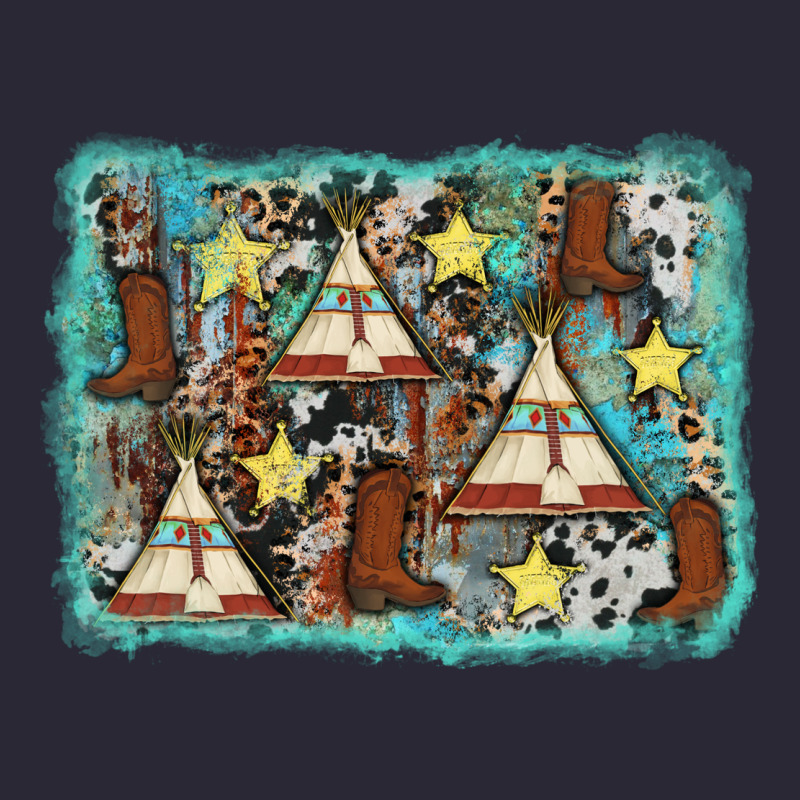 Tribe Tent Western Background Vintage Tee by AdoDesignShop | Teevron
