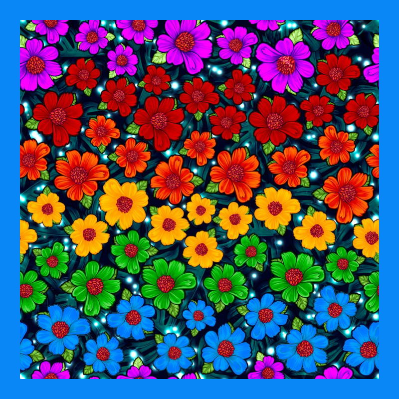 Pride Lgbtq Flowers Seamless Pattern Zipper Hoodie by BundleAndBundleShop | Teevron